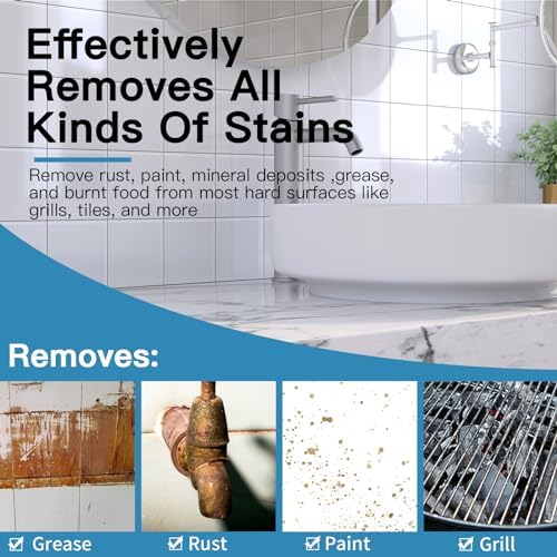 Yncotte Toilet Cleaner 15PCS Abrasive Mesh Pads
