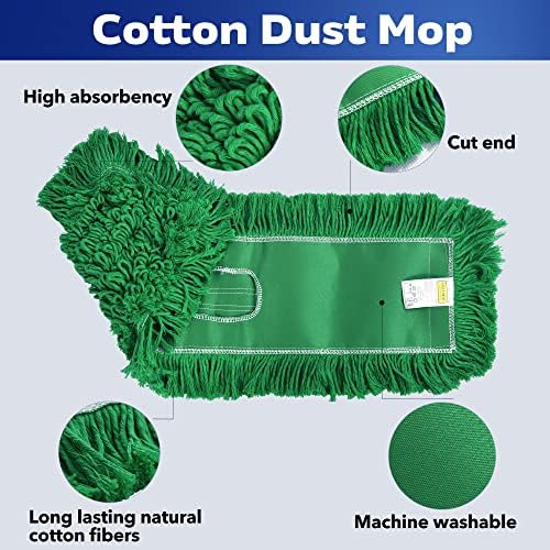 L Luke Supply Matthew Cleaning 24 Cotton Dust Mop Refill 3 Pack