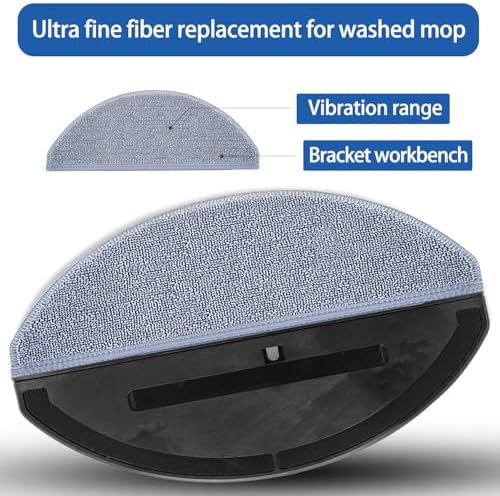 8 Pack Roborock Q10 Mop Pads Replacement Kit