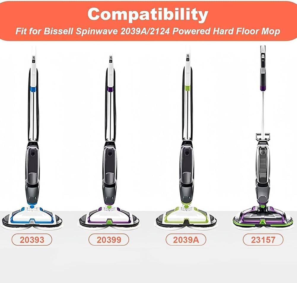 Sgizoku Spin Wave Replacement Mop Pads for Bissell