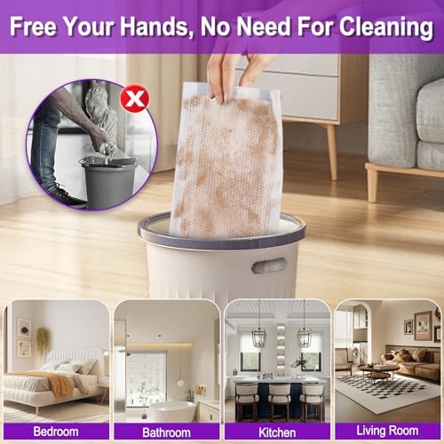 20 Count Kusroie Wet Jet Pads Refill for Multi Surface Cleaning