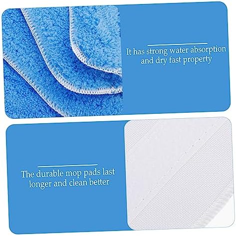 8pcs Reusable Mop Pads for Hardwood and Laminate Floors