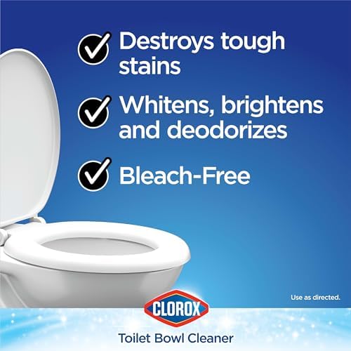 Clorox Toilet Bowl Cleaner Lime Rust Destroyer 24 Oz Pack of 2
