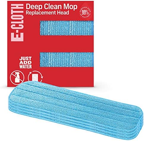 E-Cloth Deep Clean Microfiber Mop Heads 4 Pack