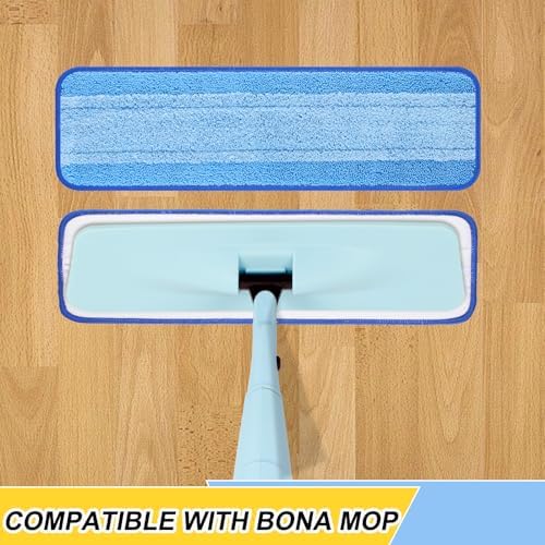 8 Pack 18 inch Reusable Microfiber Spray Mop Replacement Heads 1