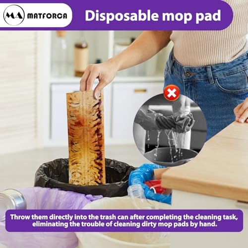 40 Pack Swiffer Power Mop Pads Refill - Disposable Wet Pads