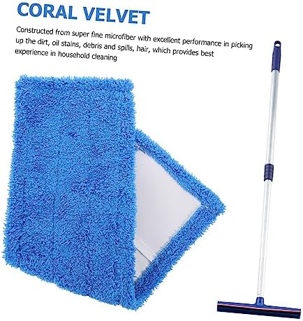 Microfiber Dust Mop Replacement Head for Hardwood Tile Cleaning