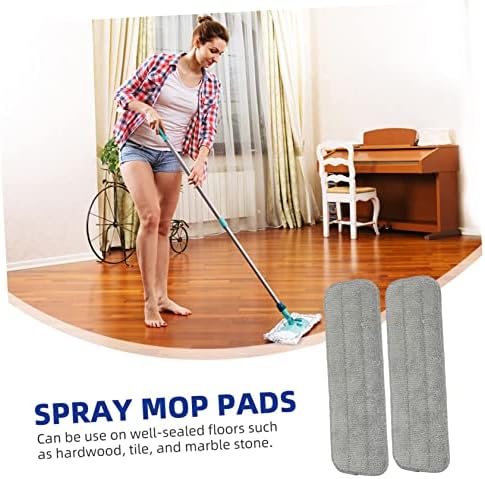 Ipetboom 5pcs Microfiber Mop Pads Reusable Floor Cleaning Heads 1