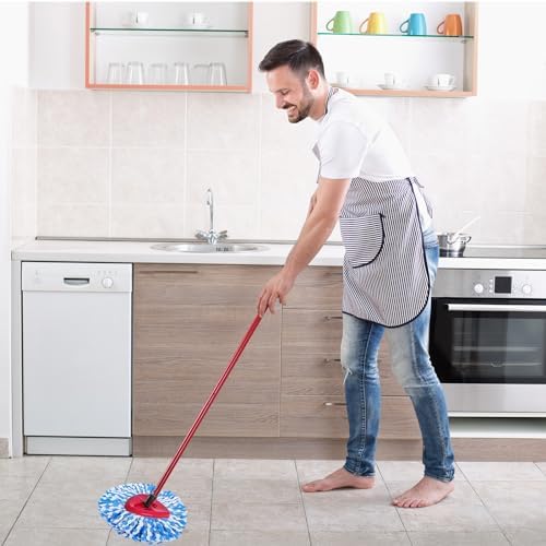 Fazlynyi 2 Pack Mop Replacement Heads for RinseClean 2-Tank System