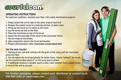 Court Clean 6 Damp Mop System Replacement Head