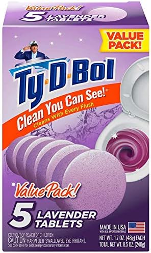 Willert Ty-D-Bol Toilet Cleaning Tablets with Lavender Scent 10 Tabs