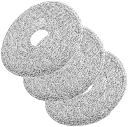 3Pcs Cotton Rotation Mop Heads for Easy Cleaning