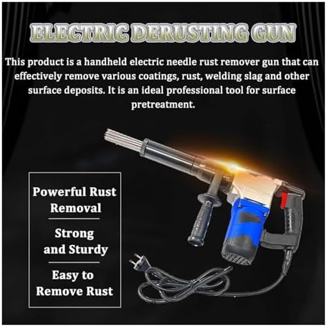 Llpsmeng Electric Needle Scaler for Rust Removal 1
