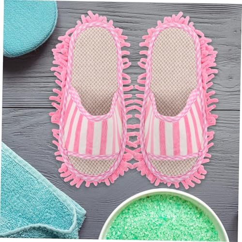 1 Pair Minkissy Mop Slippers for Women