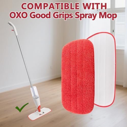 GeekNi 2 Pack Microfiber Mop Pads for OXO Good Grips