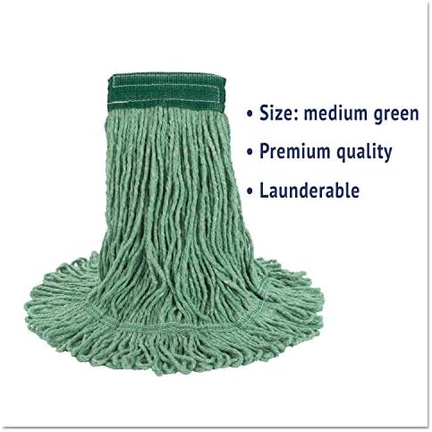 Boardwalk BWK502GNCT 5 Inch Super Loop Wet Mop Head - 12 Per Carton