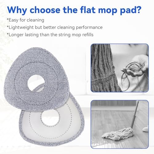 Sgizoku Spin Mop Refill for Vileda and Ocedar Systems