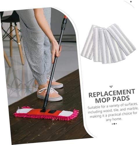 FRCOLOR Self-Adhesive Microfiber Mop Pads 5 Pack