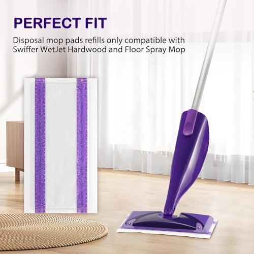 Zeekech 30 Count Spray Mop Pad Refill for Swiffer WetJet 1
