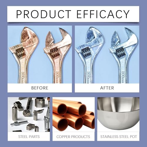 Heavy-Duty Metal Rust Remover 120ml 2pcs