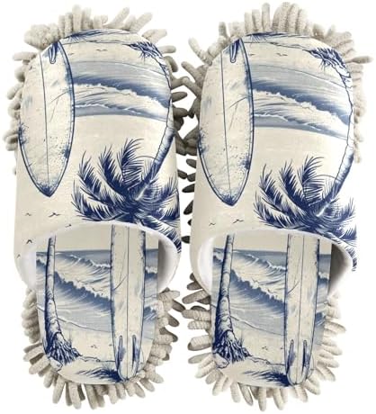 FLildon Microfiber Mop Slippers for Kitchen Floor Cleaning