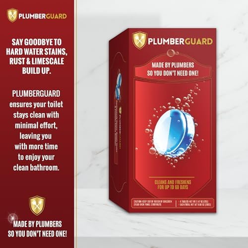 PlumberGuard Toilet Tablets 4 Pack - Chlorine Free