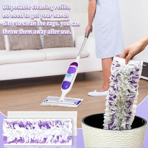 Hofosi 12 Pack Swiffer Power Mop Pad Replacement