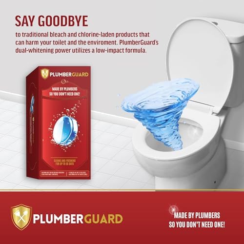 PlumberGuard Toilet Tablets 4 Pack - Chlorine Free