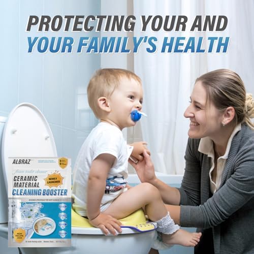 ALBRAZ Splash Foam Toilet Cleaner - Automatic Deep Clean