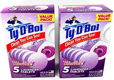 Willert Ty-D-Bol Toilet Cleaning Tablets with Lavender Scent 10 Tabs