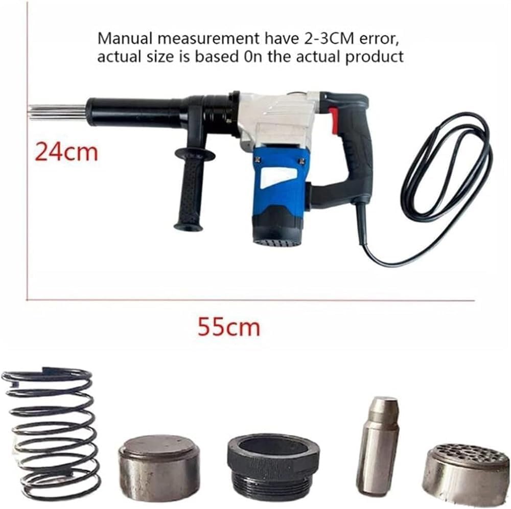 1100W Industrial Electric Needle Scaler with 23-Needle Set