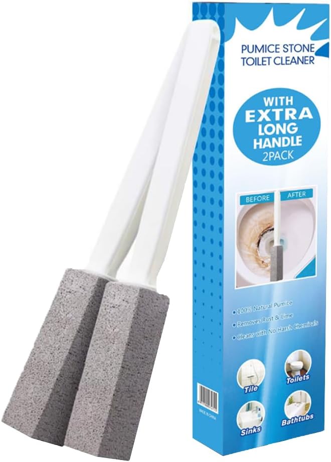 Fovcos Pumice Stone Toilet Cleaner with Handle