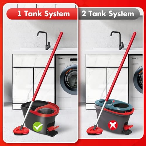OZISI Spin Mop Replacement Base for OCeda 1-Tank System