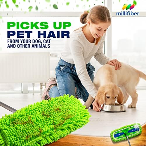 Millifiber X-Large Dust Mop Refill 4 Pack - Pet Friendly Microfiber