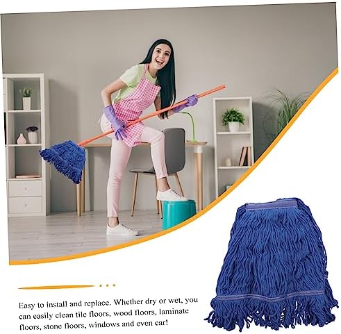 Heavy Duty Cotton Mop Head Replacement for Home and Commercial Use