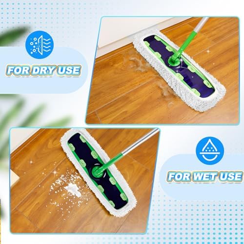KEEPOW Reusable XL Mop Pads Refills 4 Pack