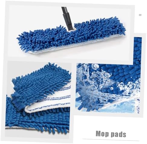 Minkissy 2pcs Chenille Mop Pad Refill for Hardwood Floors