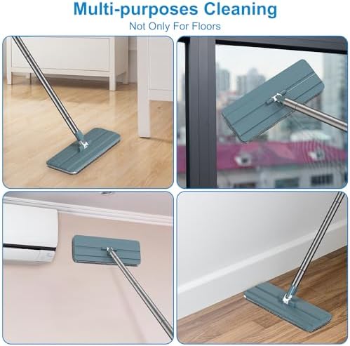 Aifacay 13 Inch Reusable Microfiber Mop Pads - 6 Pack