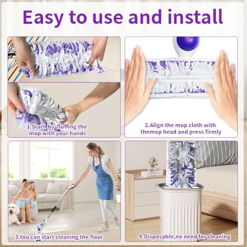 Vineen Disposable Pads for Power Mop 20 Count Refills