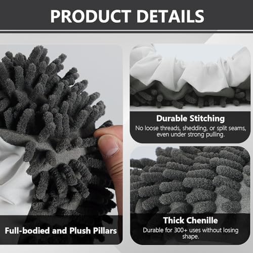 EKIORI Mop Slippers Socks for Home Cleaning 1