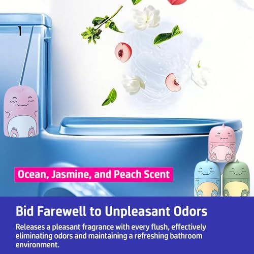 CloudMades Cute Dinosaur Toilet Cleaner Bottle with 3 Scents