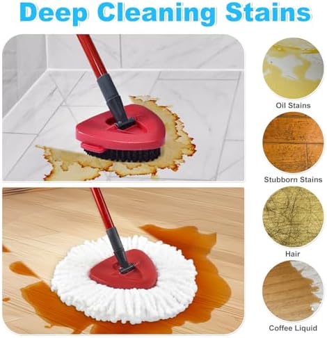 Yuunaie Spin Mop Replacement Heads for Ocedar 2 Pack Set