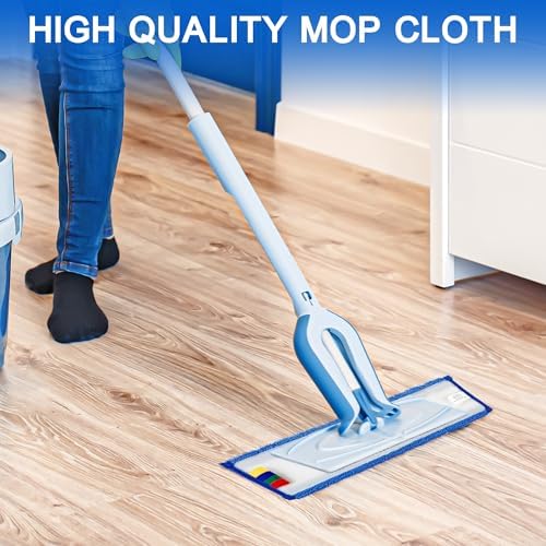 iDeaology 18 Replacement Microfiber Mop Pad - 15 Pack Heavy Duty Refill