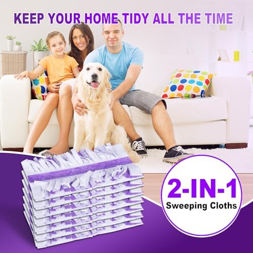 FORSPEEDER 7-Pack Mopping Pads Refills for Swiffer WetJet