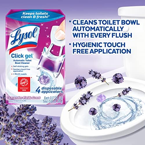 Lysol Toilet Bowl Cleaner Lavender Pack of 4