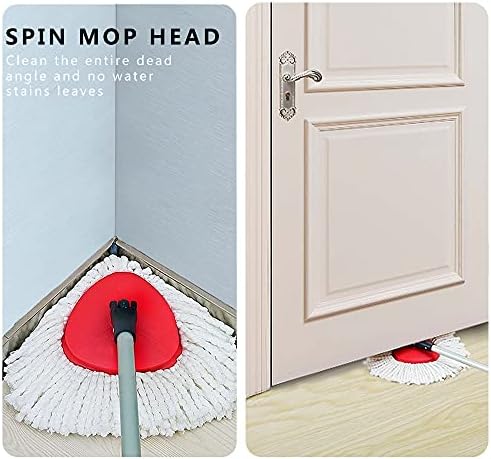 10-Pack Microfiber Spin Mop Replacement Heads