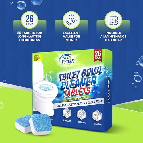 True Fresh Toilet Bowl Cleaner Tablets 26 Pack