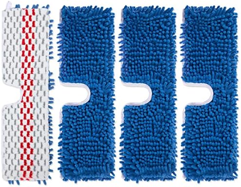 Diteje 4 Pack Washable Mop Pad Refills for O-ceda Dua-Action