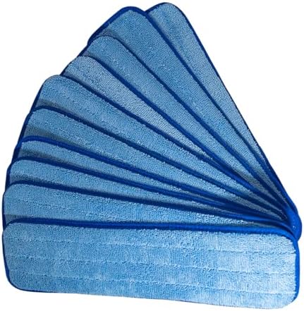 18 Inch Microfiber Mop Pads 10-Pack Reusable