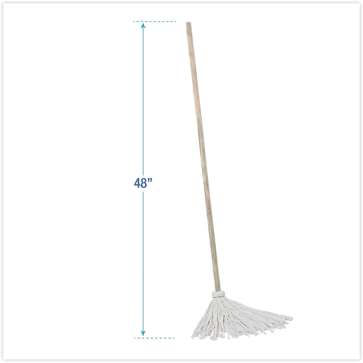 Boardwalk 112R Deck Mop Head 12 oz Rayon 6 Pack